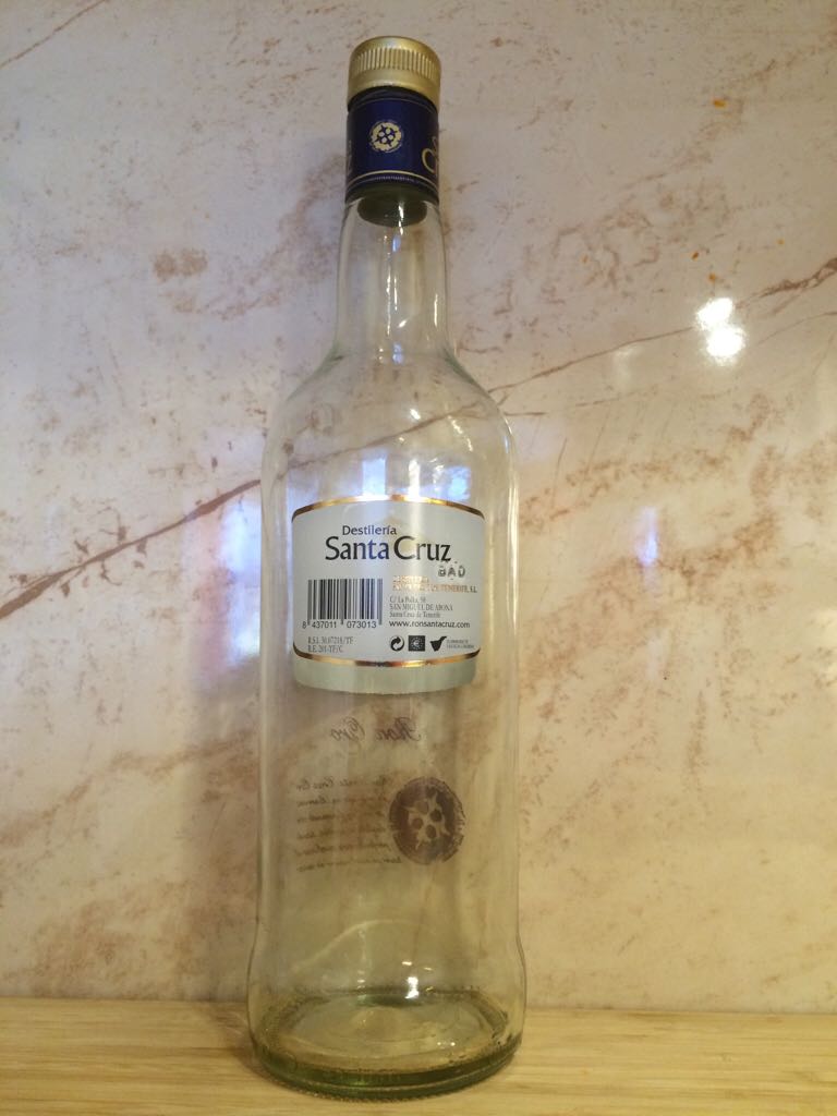 Rom Santa Cruz Islas Canarias - Destilería Santa Cruz De Tenerife (1000 mL) alcohol collectible [Barcode 8437011073013] - Main Image 2