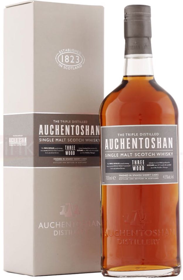 Auchentoshan Three Wood - The Auchentoshan Distillery (750  mL) alcohol collectible [Barcode 850483000598] - Main Image 2
