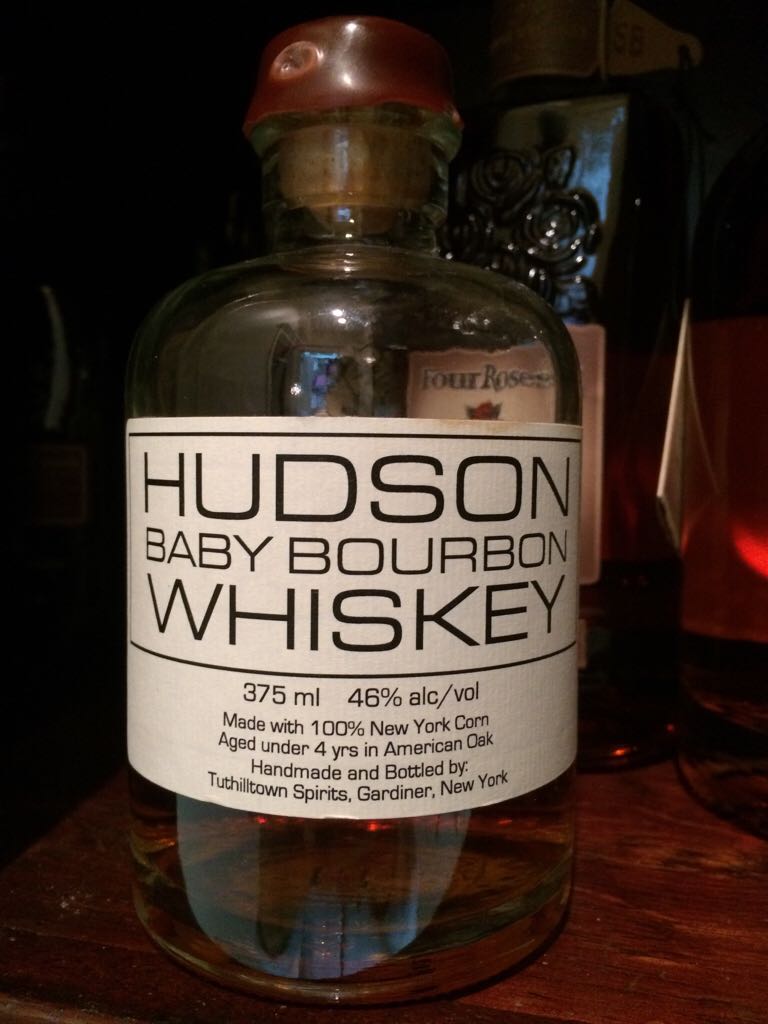 Hudson (Baby Bourbon 2014) Whiskey - Tuthilltown Spirits Distillery in Gardiner, New York (375 mL) alcohol collectible [Barcode 850831002014] - Main Image 1