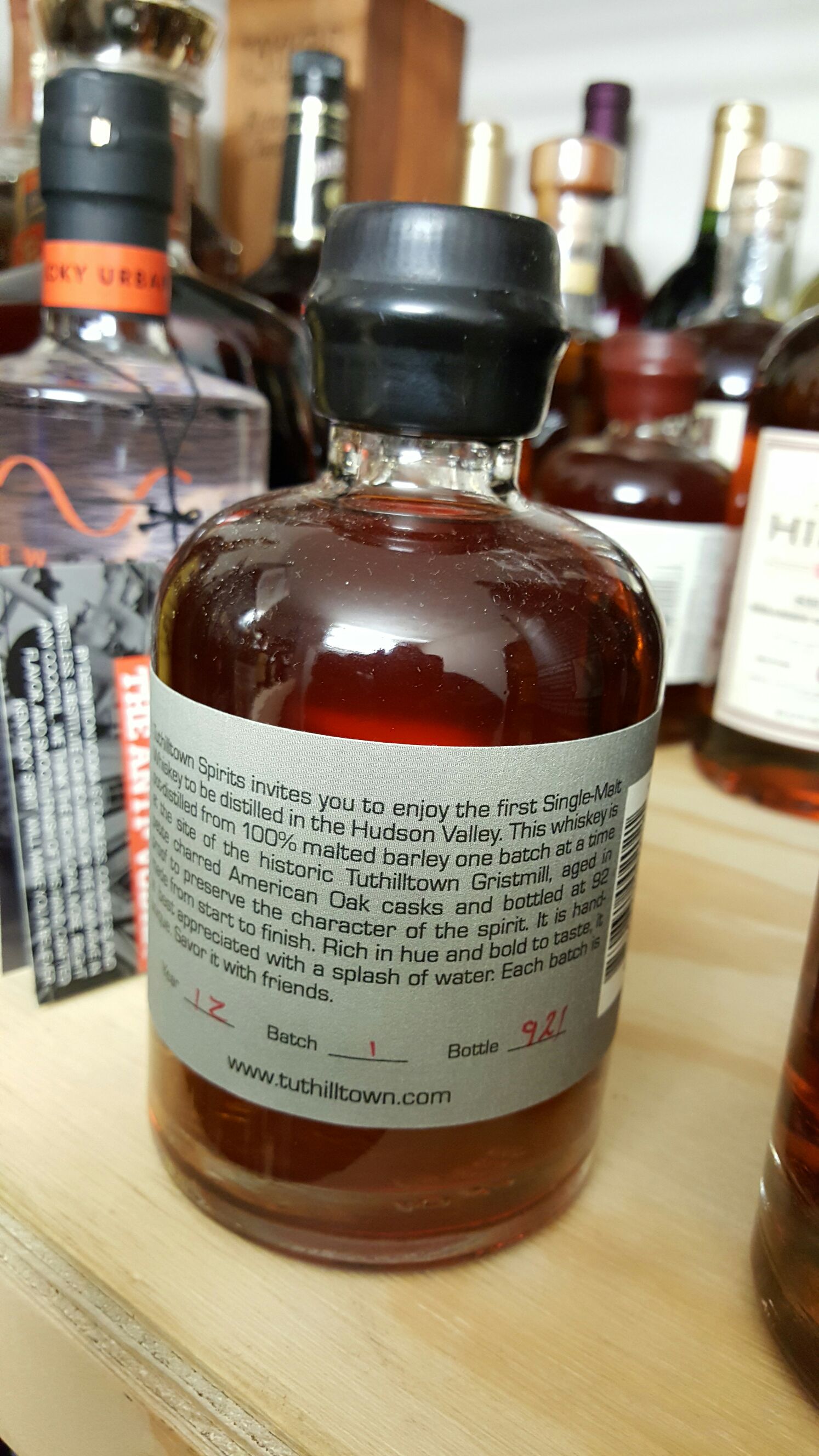 Hudson single malt - Hudson alcohol collectible [Barcode 850831002021] - Main Image 2