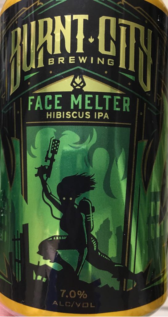 Face Melter - Burnt City Brewing (12 fl. oz.) alcohol collectible [Barcode 851121006019] - Main Image 1