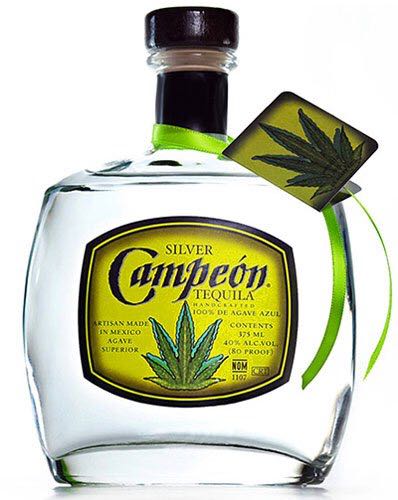 Silver Campeon Tequila - Campeon Spirits Company (375 mL) alcohol collectible [Barcode 851187002000] - Main Image 1