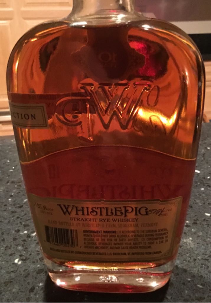 Whistlepig - 10 Year SP Kappys 1940 BS - Bottled by Goamericago Beverages, LLC (750 mL) alcohol collectible [Barcode 851460002307] - Main Image 2