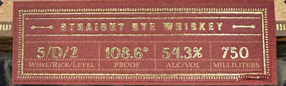 Whistlepig - 10 Year SP Kappys 1940 BS - Bottled by Goamericago Beverages, LLC (750 mL) alcohol collectible [Barcode 851460002307] - Main Image 4