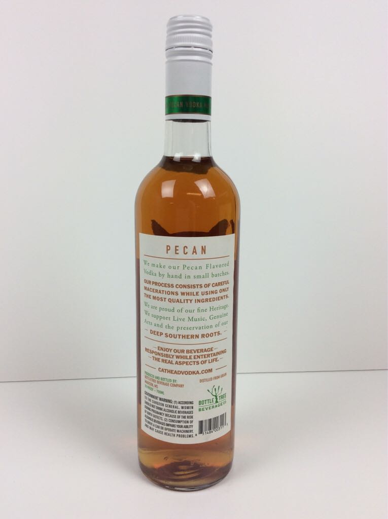 Cathead Pecan - Bottletree Beverage Company (750mL) alcohol collectible [Barcode 851484003113] - Main Image 2