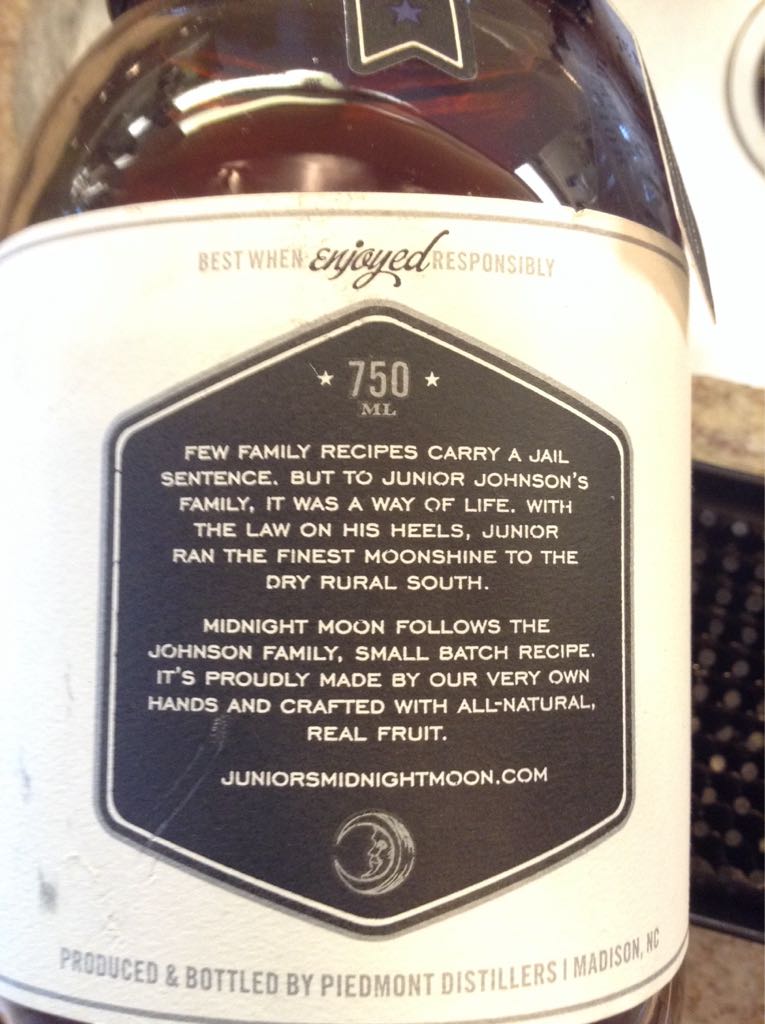 Midnight Moon Moonshine - Lightning Lemonade - Piedmont Distillers (750 mL) alcohol collectible [Barcode 851767001201] - Main Image 2