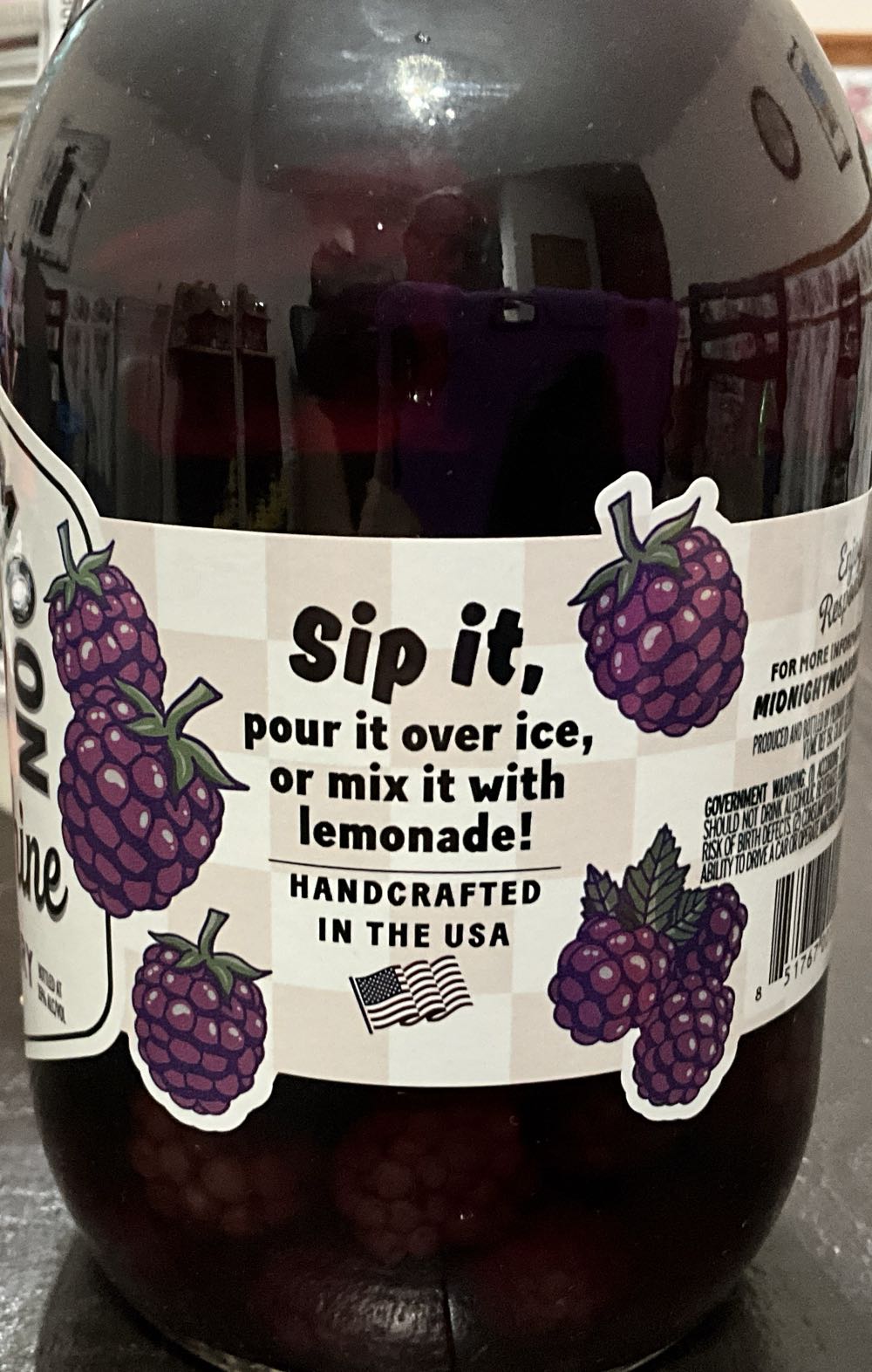 Midnight Moon Moonshine - Lightning Lemonade - Piedmont Distillers (750 mL) alcohol collectible [Barcode 851767001201] - Main Image 3