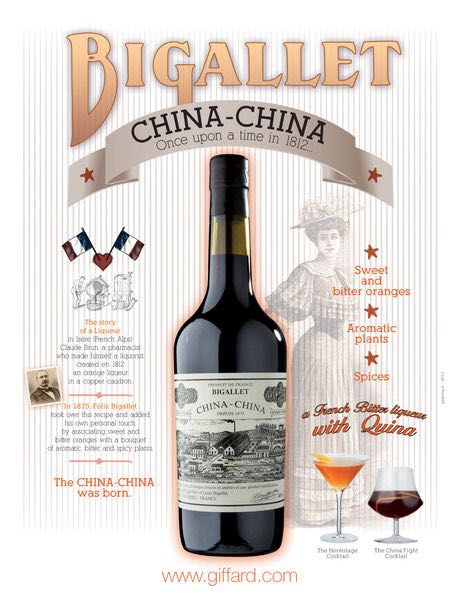 China-China Amer  - Bigallet (750 mL) alcohol collectible [Barcode 852322814199] - Main Image 2