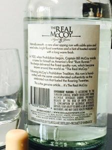 Real McCoy 3 Year, The - The Real McCoy (750mL) alcohol collectible [Barcode 852355004024] - Main Image 4