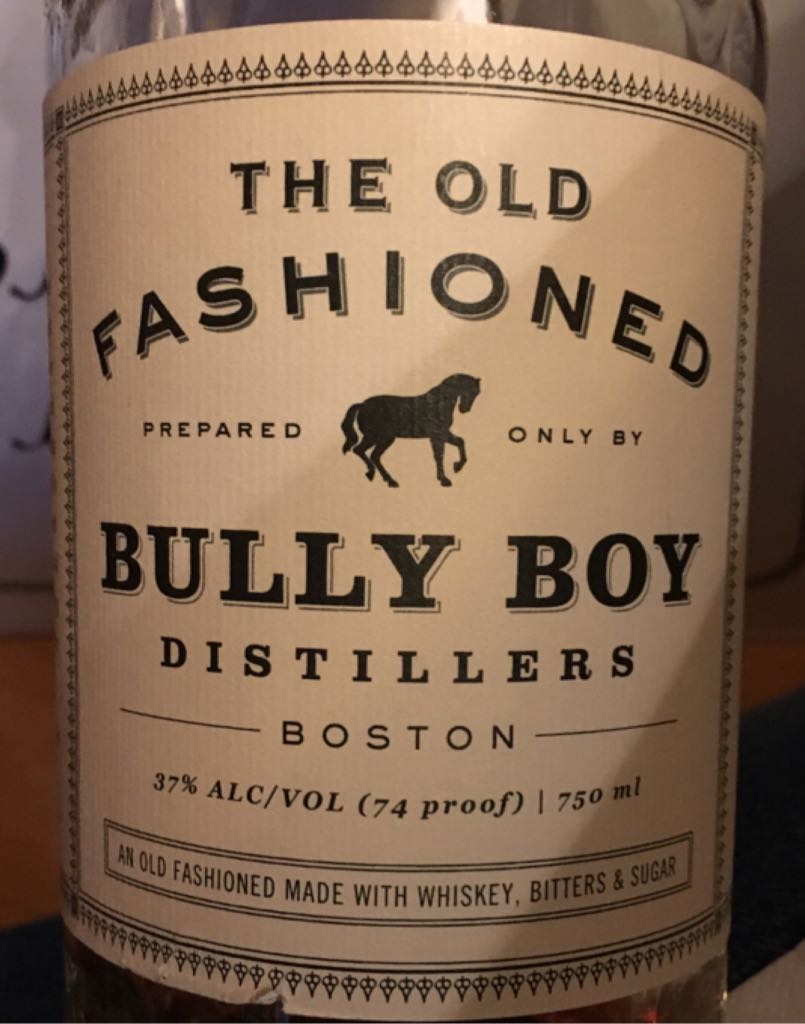 Bully Boy The Old Fashioned - Bully Boy Distillers (750 mL) alcohol collectible [Barcode 852444003143] - Main Image 1
