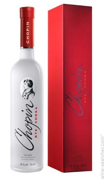Chopin Rye Vodka - Polmos Siedlce (750mL) alcohol collectible [Barcode 852935001085] - Main Image 2