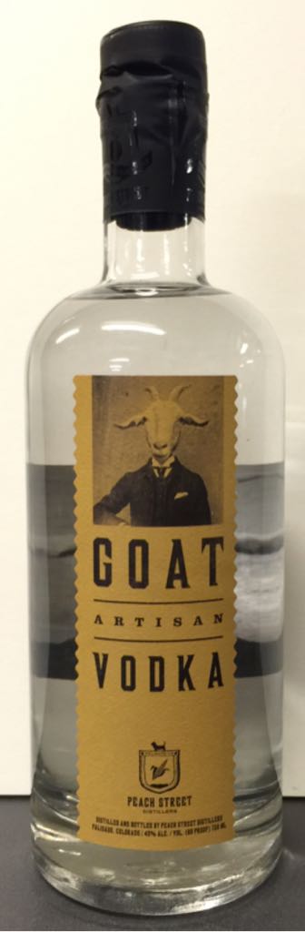 Goat Artisan Vodka - Peach Street Distillers (750mL) alcohol collectible [Barcode 853424001487] - Main Image 2