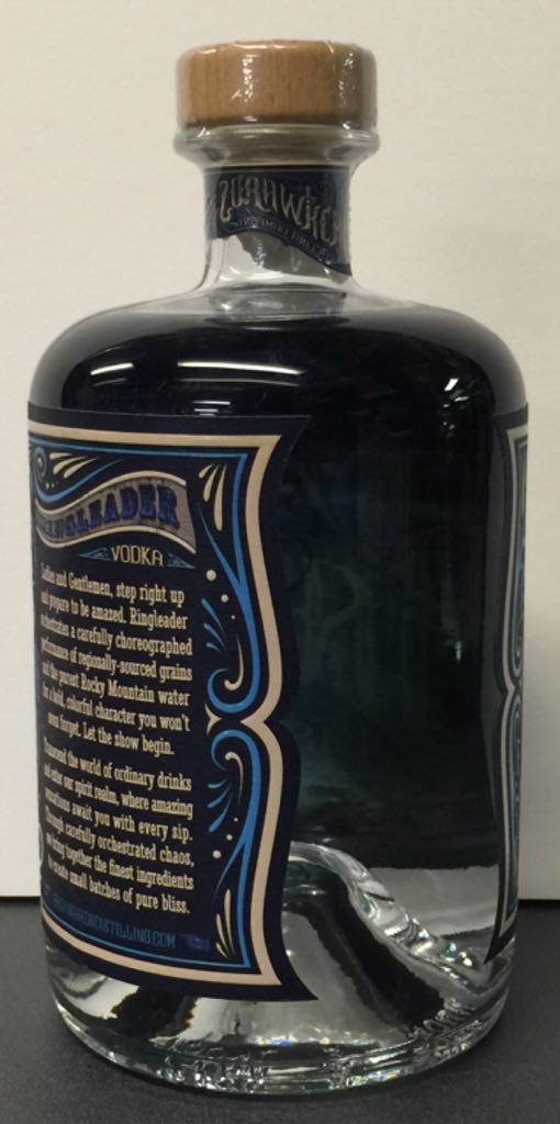 Ringleader Vodka - Backwards Distilling (750mL) alcohol collectible [Barcode 853709005032] - Main Image 2