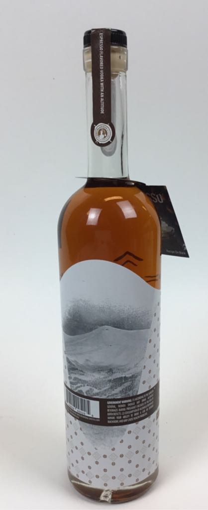 Breckenridge Espresso Flavored Vodka - Breckenridge Distillery (750mL) alcohol collectible [Barcode 853826005205] - Main Image 2