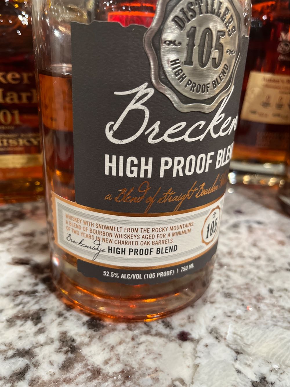 Breckenridge Distillers High Proof Blend - Breckenridge Distillery (750 mL) alcohol collectible [Barcode 853826005458] - Main Image 2