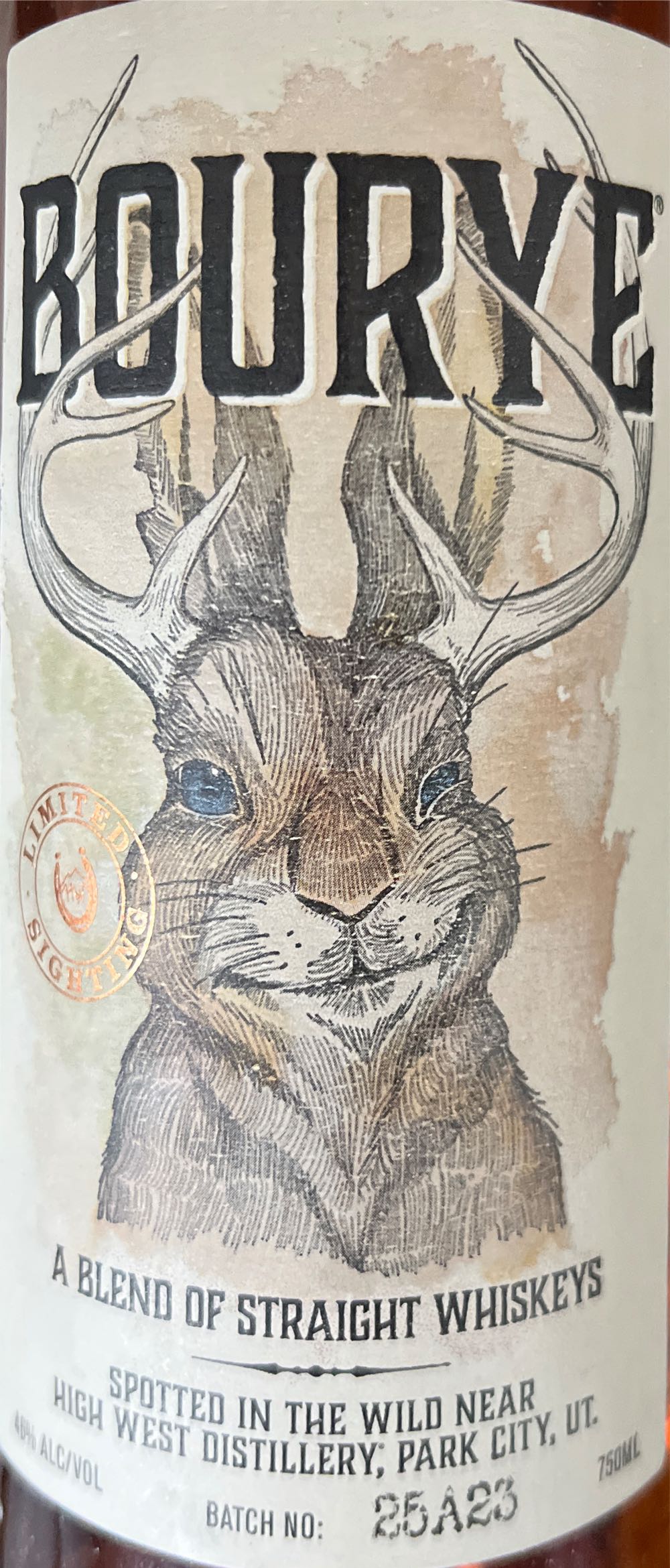 High West Bourye - High West Distillery (750 mL) alcohol collectible [Barcode 854396005169] - Main Image 3