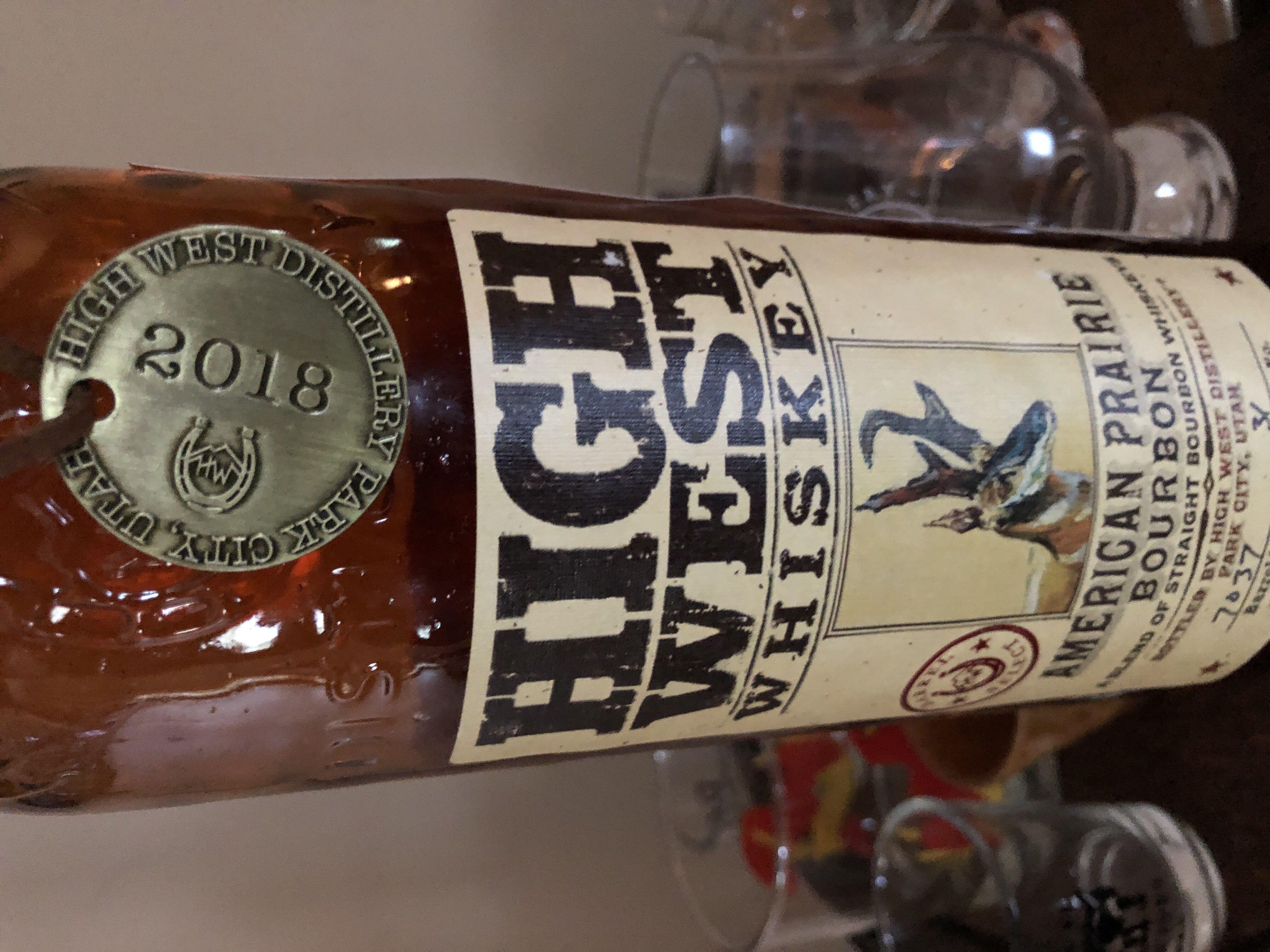 High West American Prairie Bourbon Barrel Select - (Bottled At) High West Distillery (750mL) alcohol collectible [Barcode 854396005305] - Main Image 2