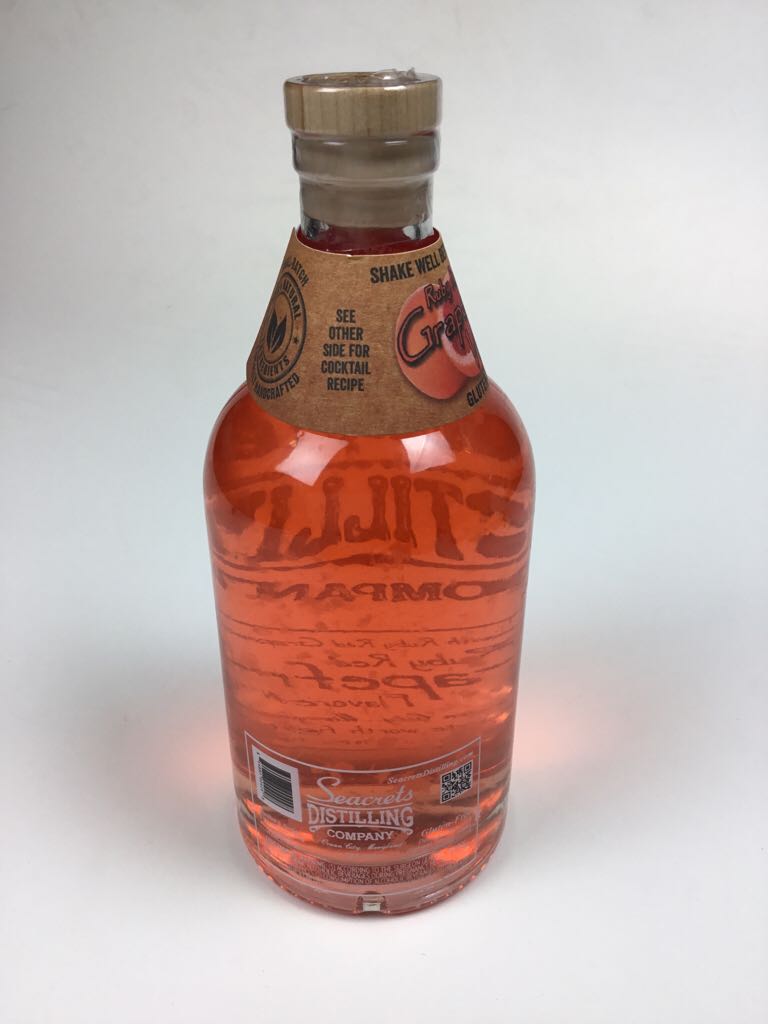 Seacrets Distilling Grapefruit Vodka - Seacrets Distilling Company (750mL) alcohol collectible [Barcode 854883004248] - Main Image 2