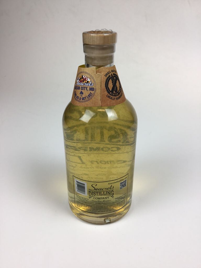 Seacrest Distilling Lemon Drop - Seacrets Distilling Company (750mL) alcohol collectible [Barcode 854883004286] - Main Image 2