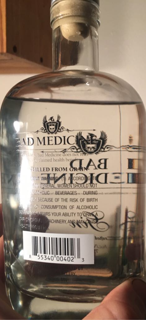 Bad Medicine Gin - Panther Distillery (750 mL) alcohol collectible [Barcode 855340004023] - Main Image 2