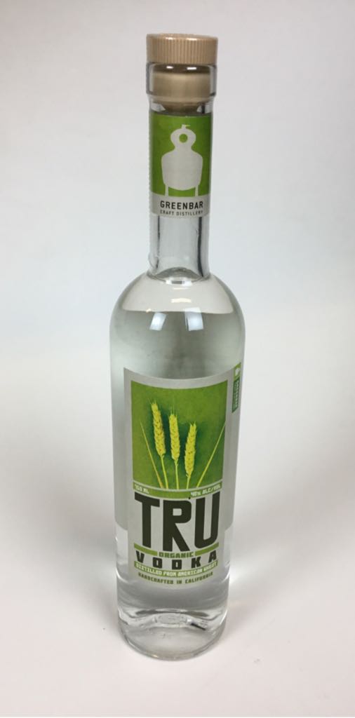 Tru Organic Vodka - Greenbar Distillery (750mL) alcohol collectible [Barcode 855675001308] - Main Image 2