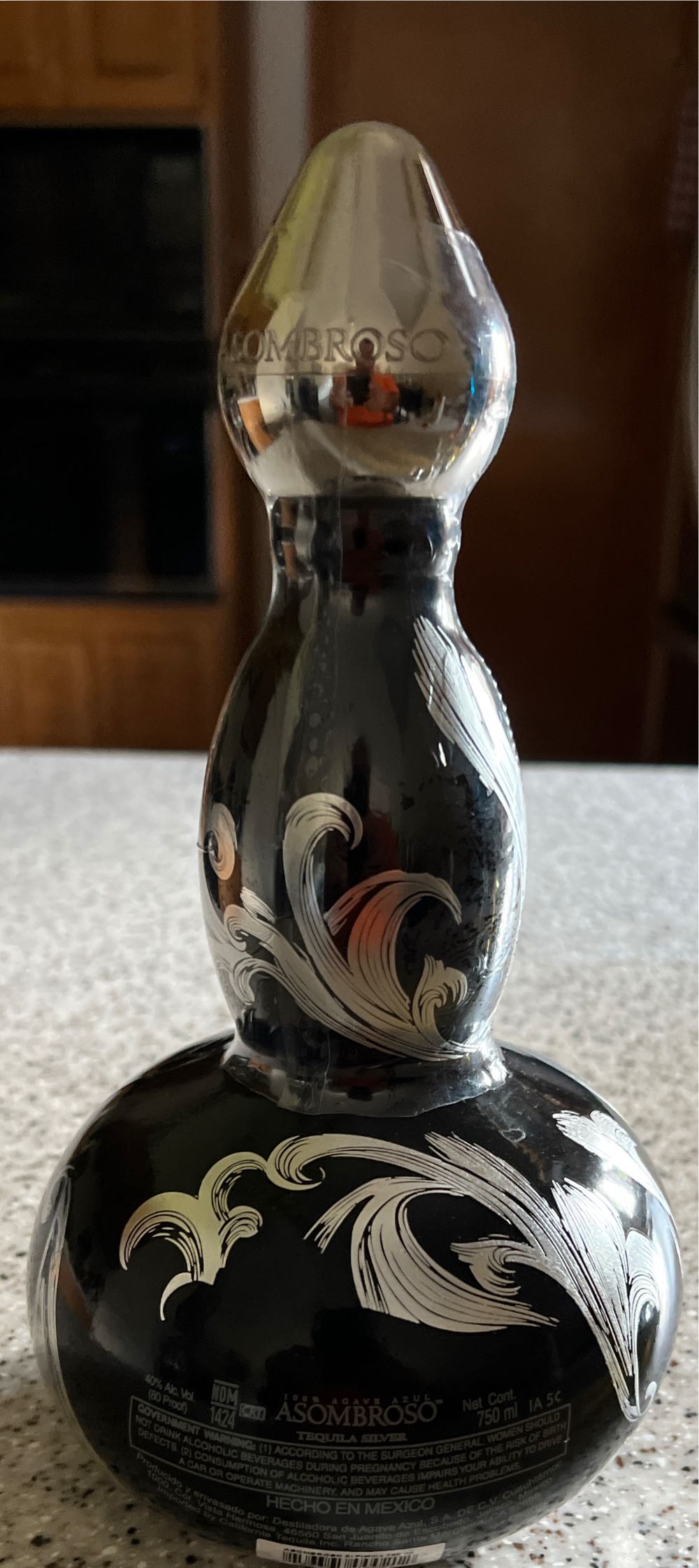 AsomBroso Tequila Silver - Tequilena S.A De C.V. (750 mL) alcohol collectible [Barcode 856365000212] - Main Image 2