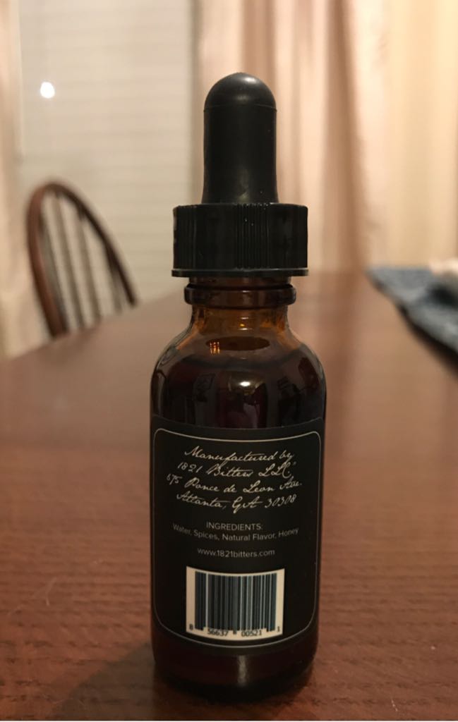 Ginger Lemon Bitters - 1821 Bitters (1 fl. oz.) alcohol collectible [Barcode 856637005211] - Main Image 2