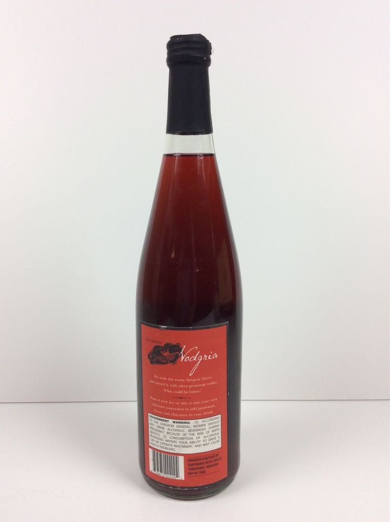 Sin Spirits Vodgria - Temperance Distilling (750mL) alcohol collectible [Barcode 858472002004] - Main Image 2
