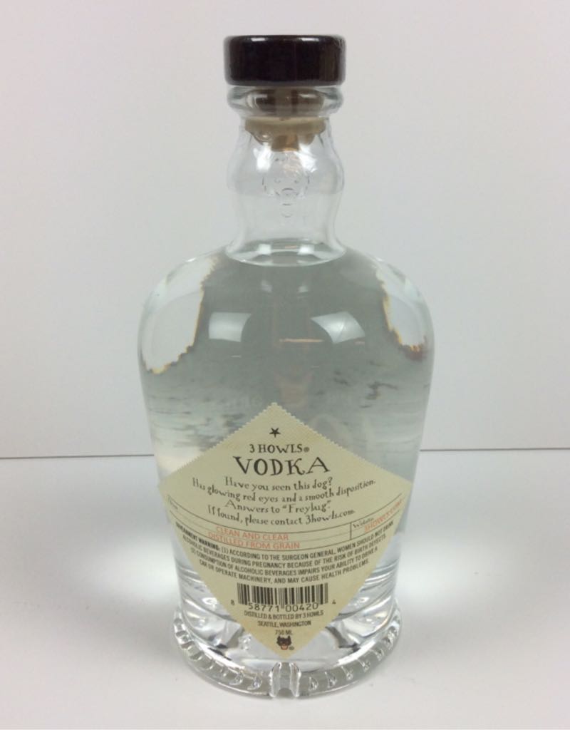 3 Howls 7 Times Distilled - 3 Howls (750mL) alcohol collectible [Barcode 858771004204] - Main Image 2