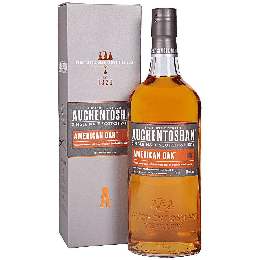 Auchentoshan American Oak - Auchentoshan (750 mL) alcohol collectible [Barcode 859141004091] - Main Image 2