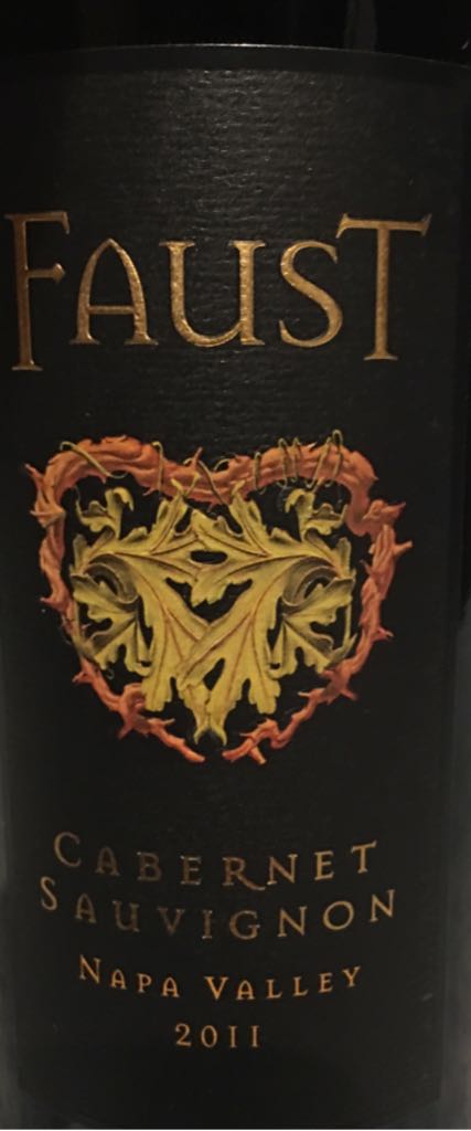 Faust - Napa Valley alcohol collectible [Barcode 859369001254] - Main Image 1