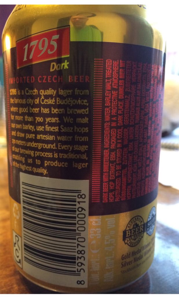 1795 - Pivovar Samson (330 mL) alcohol collectible [Barcode 8593870000741] - Main Image 2