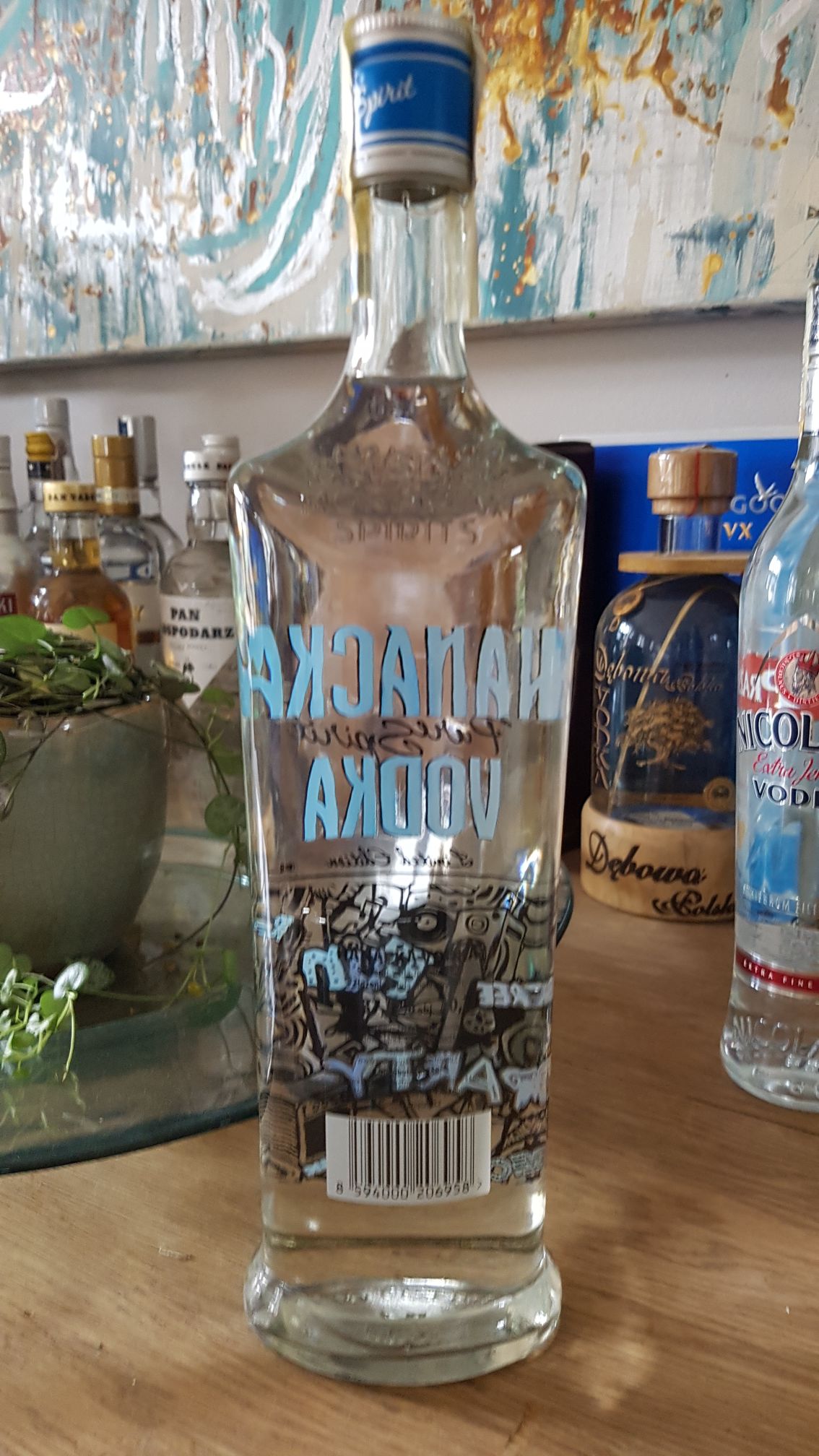 Hanácká vodka speciale edition 700ml 37.5% Czech republic - Hanacka (700mL) alcohol collectible [Barcode 8594000206958] - Main Image 2