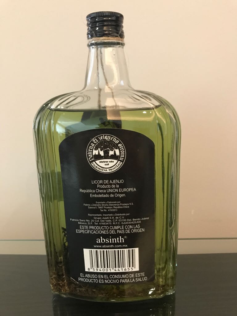 Absinth - Palima U Zeleneho Stromu Starorenza Prostejov (1000 mL) alcohol collectible [Barcode 8594001441655] - Main Image 2