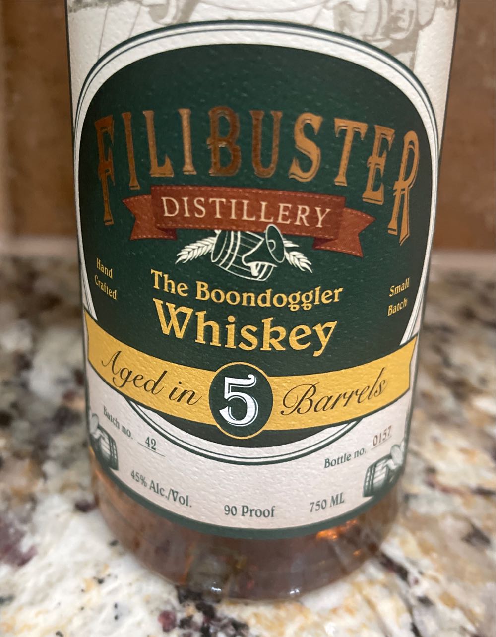 Filibuster The Boondoggler - Filibuster (750mL) alcohol collectible [Barcode 860331000182] - Main Image 2