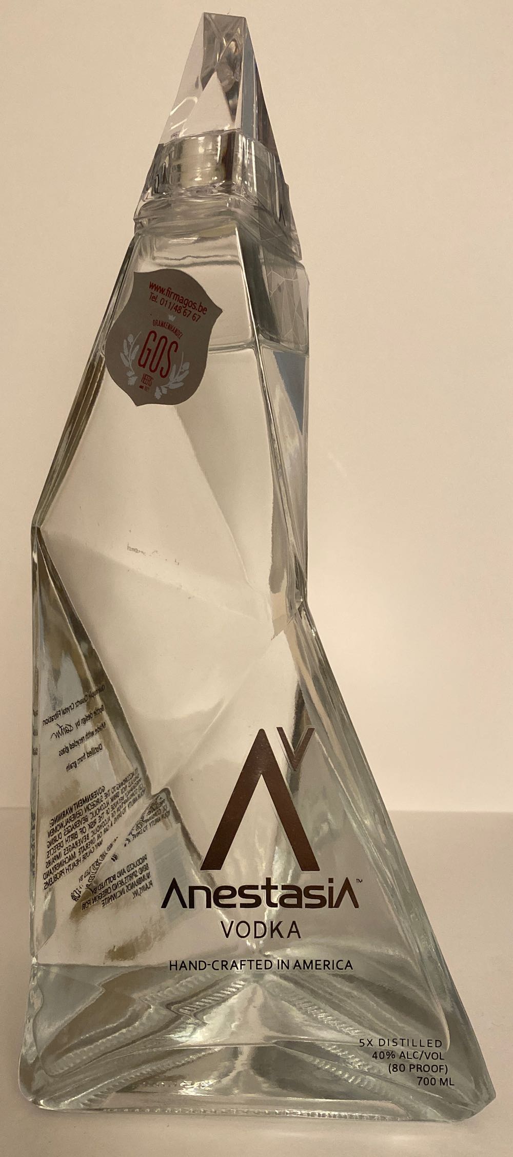 Anestasia Vodka - Bend Spirits (700 mL) alcohol collectible [Barcode 860787000019] - Main Image 3