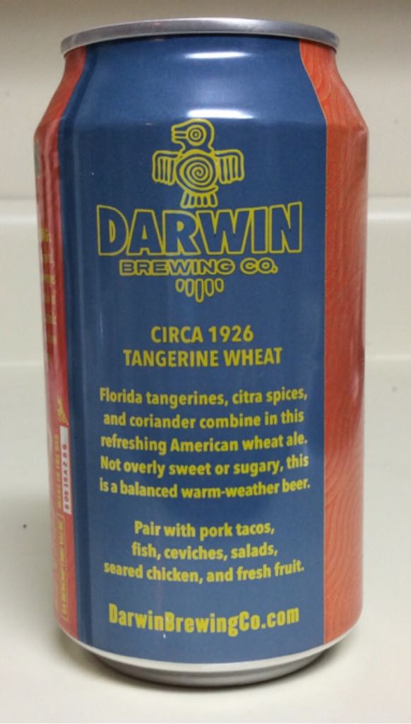 Circa 1926 - Darwin Brewing Company (12 fl. oz.) alcohol collectible [Barcode 864726000122] - Main Image 2