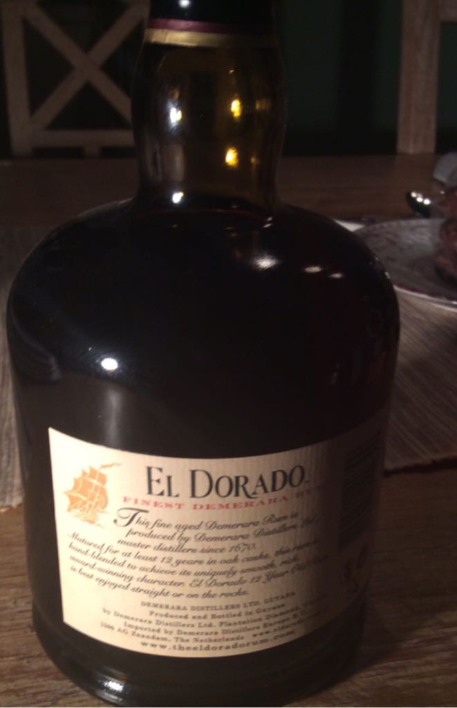 El Dorado 12 Ans - Demerara Distillers, Ltd (700 mL) alcohol collectible [Barcode 8715151120799] - Main Image 2