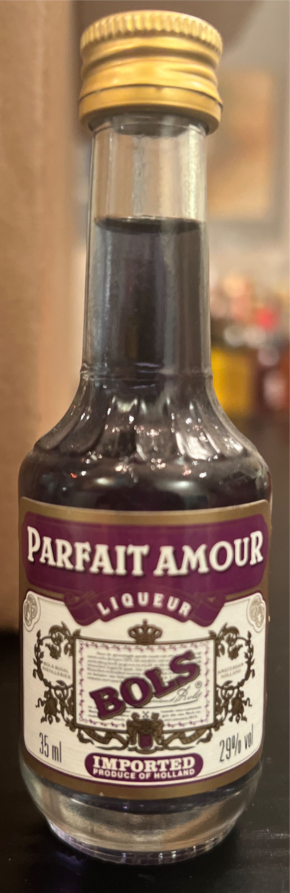 Bols Parfait Amour - Lucas Bols (40mL) alcohol collectible [Barcode 8716000964717] - Main Image 2