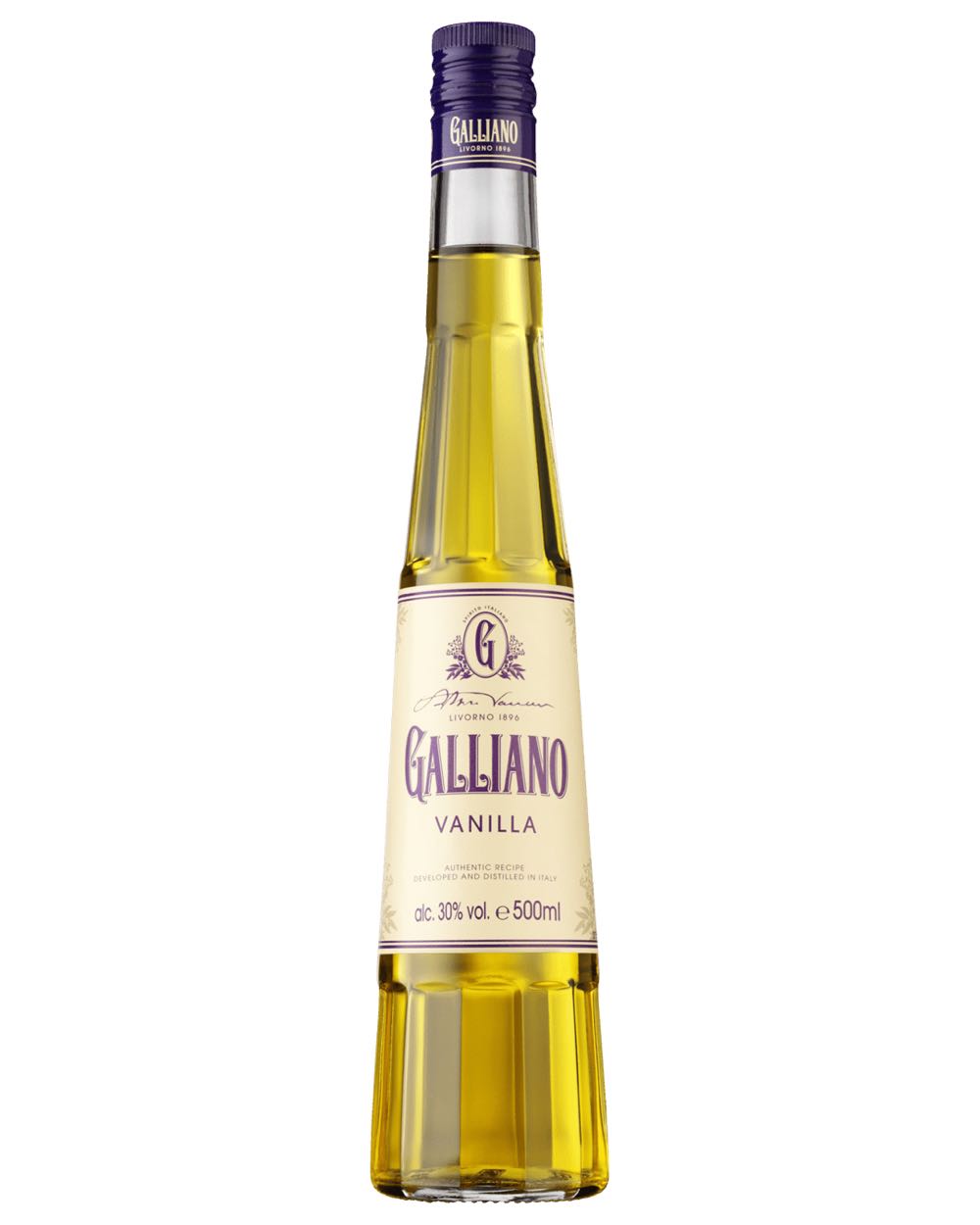 Galliano Vanilla Liqueur 500ml - Galliano (500 mL) alcohol collectible [Barcode 8716000966506] - Main Image 2