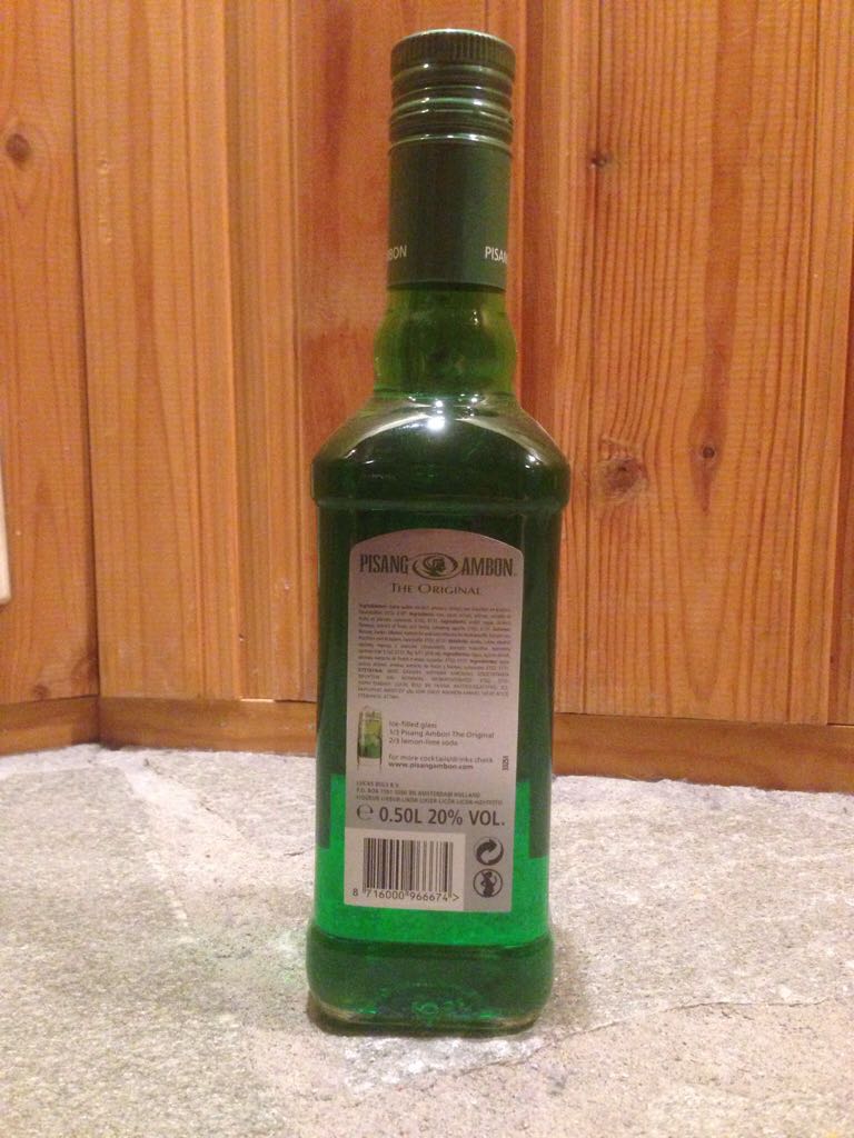 Pisang Ambon - Lucas Bols (50 mL) alcohol collectible [Barcode 8716000966674] - Main Image 2
