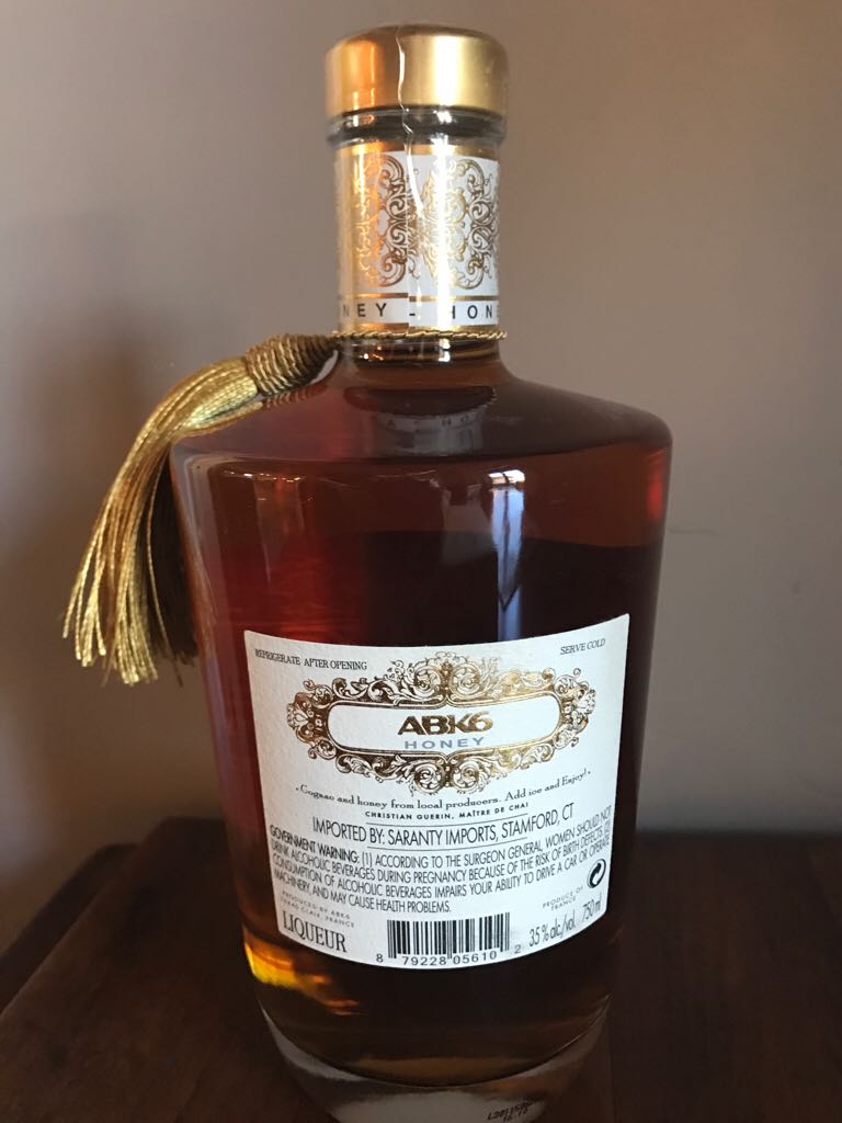 ABK6 Honey  - Saranty Imports (750 mL) alcohol collectible [Barcode 879228056102] - Main Image 2