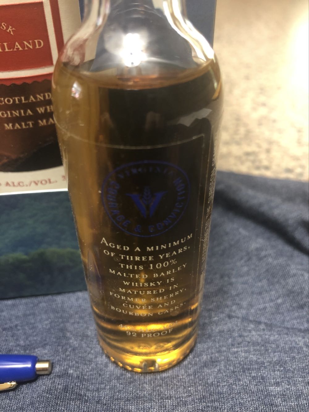 Virginia Distillery Virginia-Highland Whisky - Virginia Distillery Company (750 mL) alcohol collectible [Barcode 891306002009] - Main Image 2