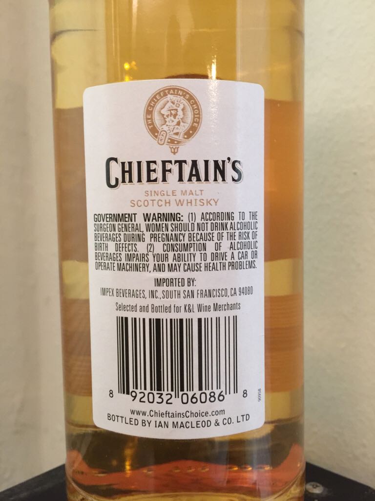 Chieftan’s Laphroaig 18 - The Laphroaig Distillery (750 mL) alcohol collectible [Barcode 892032060868] - Main Image 2