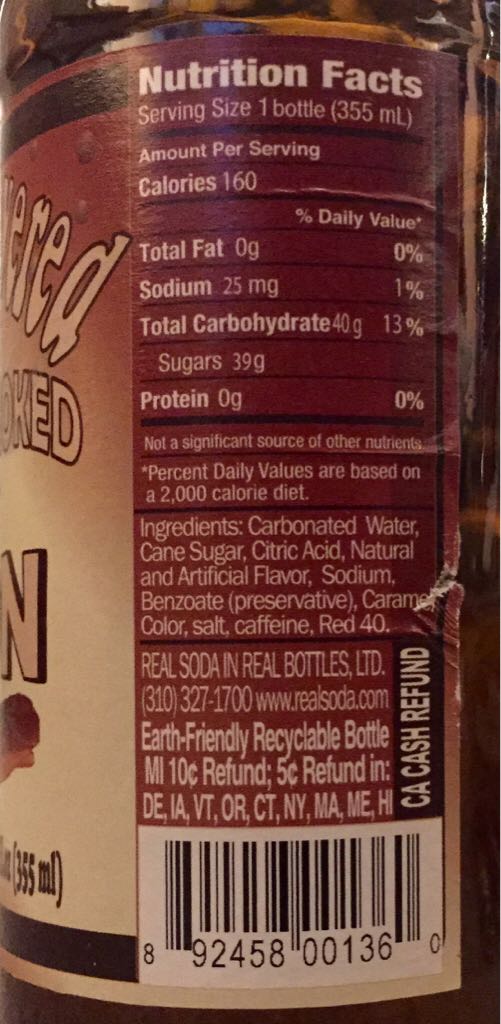 Maple Smoked Bacon - Real Soda (355 mL) alcohol collectible [Barcode 892458001360] - Main Image 2