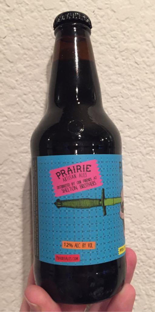 Pirate Noir - Prairie Artisan Ales (12 fl. oz.) alcohol collectible [Barcode 897446000707] - Main Image 2