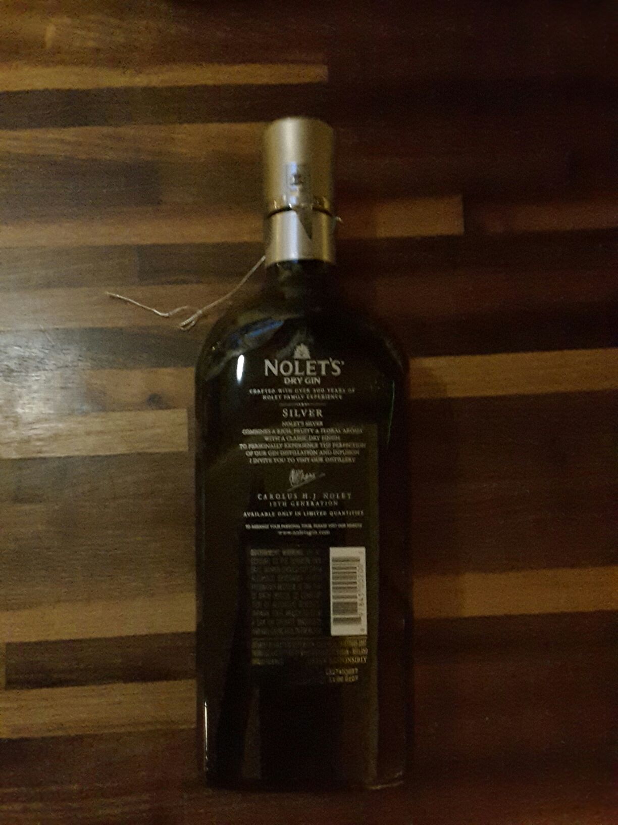 Nolets Gin - Nolet Distillery (750 mL) alcohol collectible [Barcode 897845002005] - Main Image 2