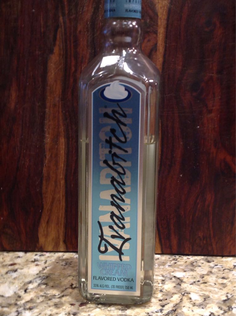 Whipped Cream Vodka - Ivanabitch (750 mL) alcohol collectible [Barcode 899919007015] - Main Image 1