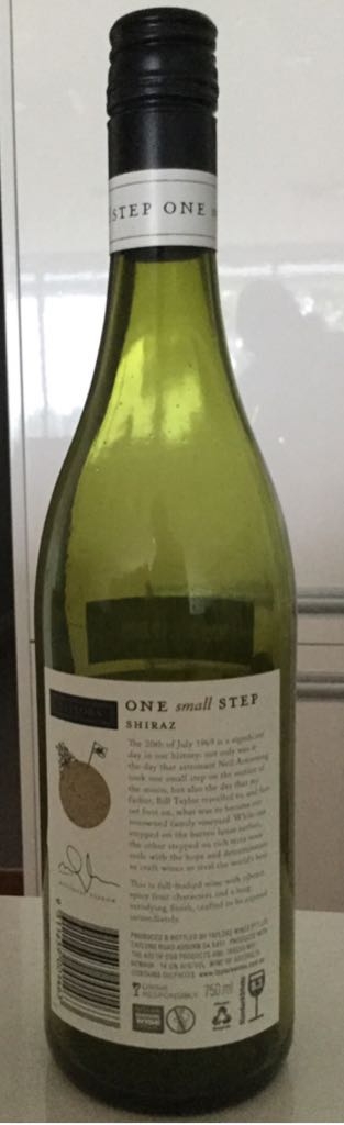 One Small Step - Taylors (750 mL) alcohol collectible [Barcode 9311659001463] - Main Image 2