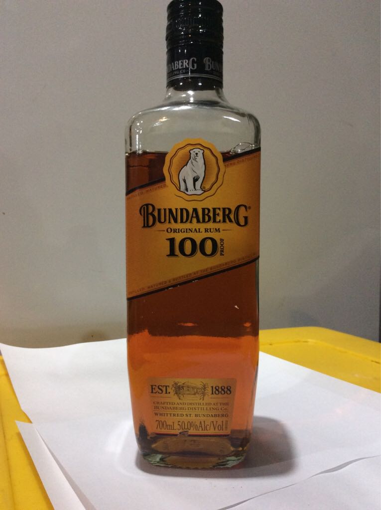 Bundaberg 100 Proof  - The Bundaberg Distilling Company alcohol collectible [Barcode 9311866011729] - Main Image 1